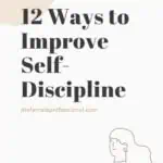 how to improve self discipline