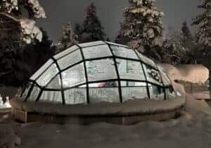 glass igloo hotel