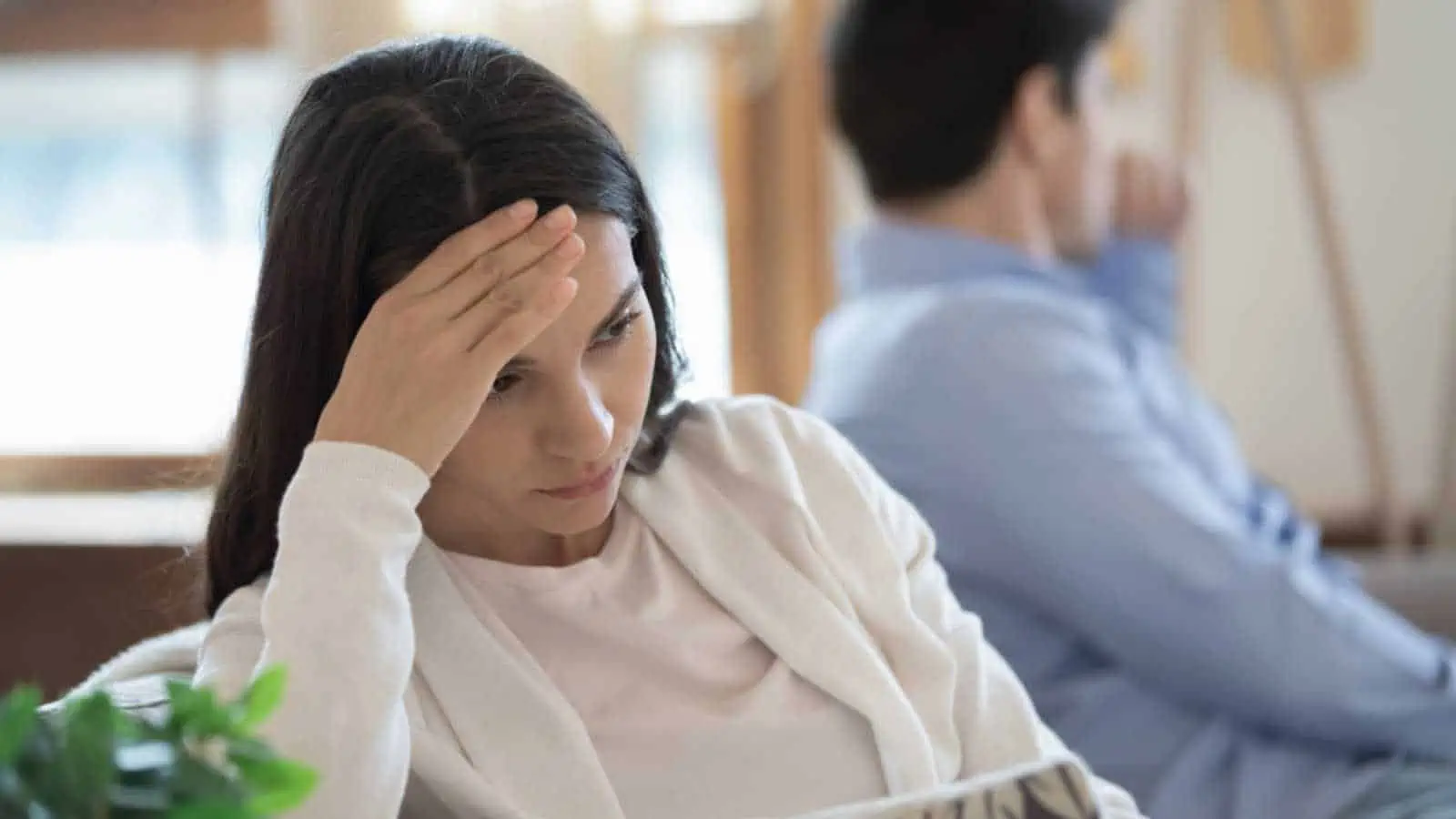 Woman stressed in relationship shutterstock MSN